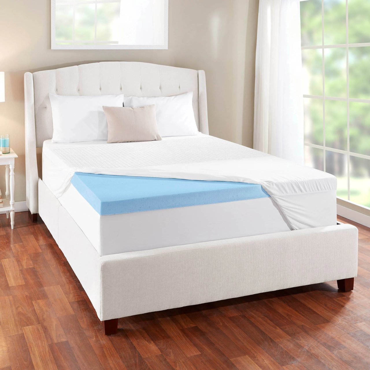 EVENCOR GEL-PLUS 3 IN MEMORY FOAM MATTRESS TOPPER-CAL KG - Image 1
