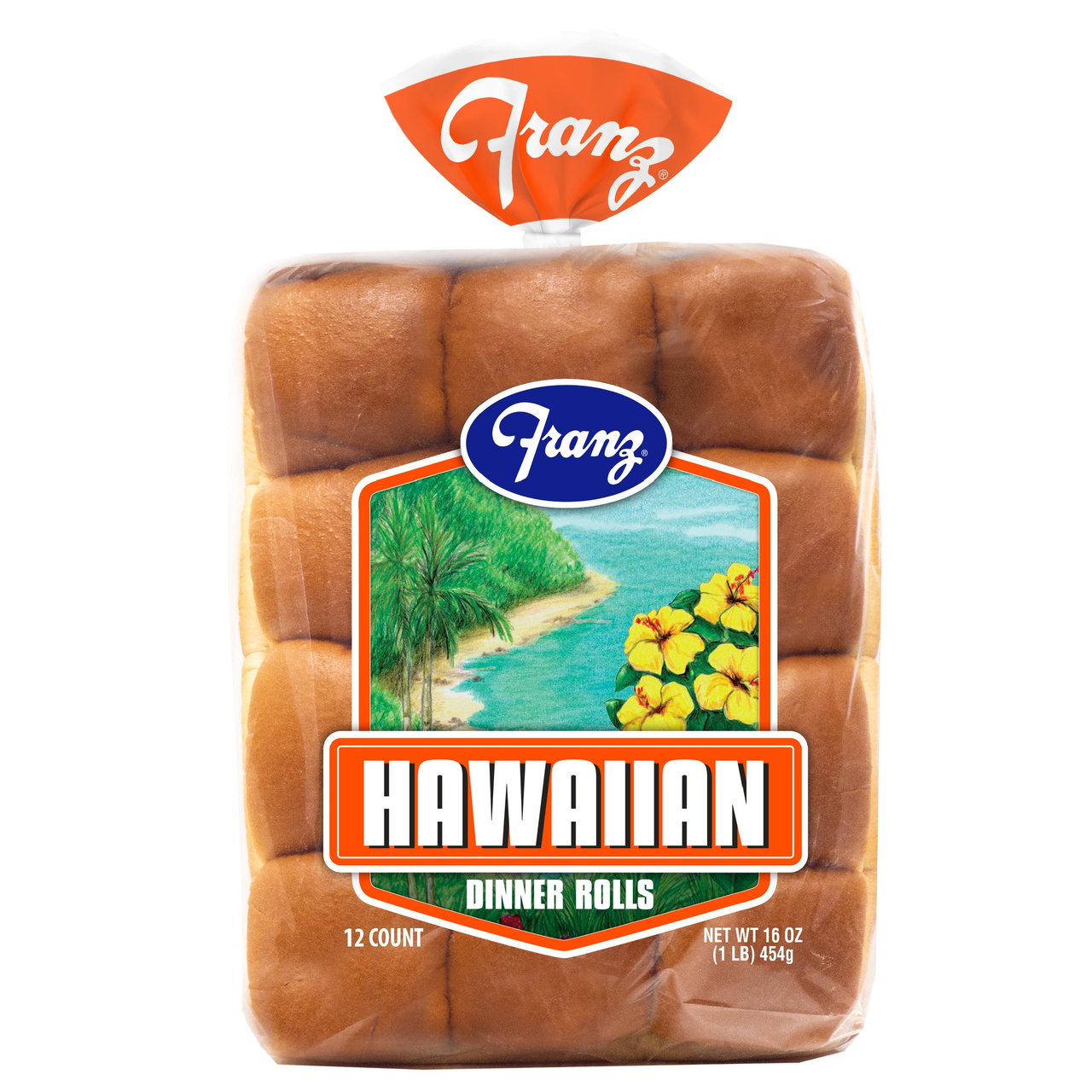 Franz Hawaiian Roll 12 CT/16 oz - Image 1
