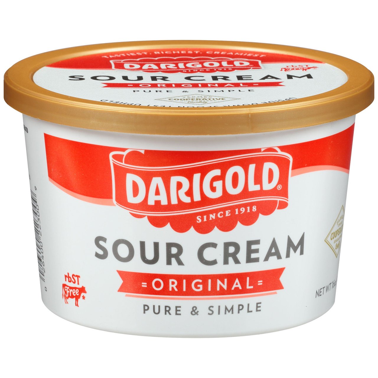 Darigold Original Sour Cream Pint, 12-Count Case (Special Order) - Image 1