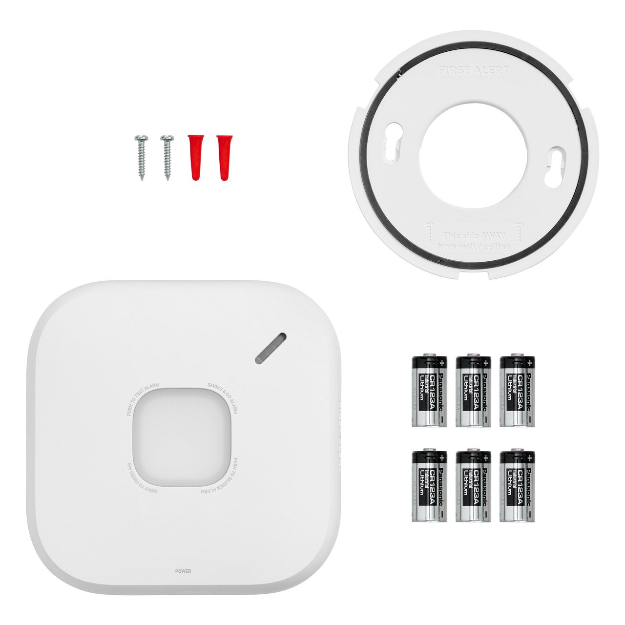 First Alert Small Alarm Battery Smoke & Carbon Monoxide Detector - Image 1