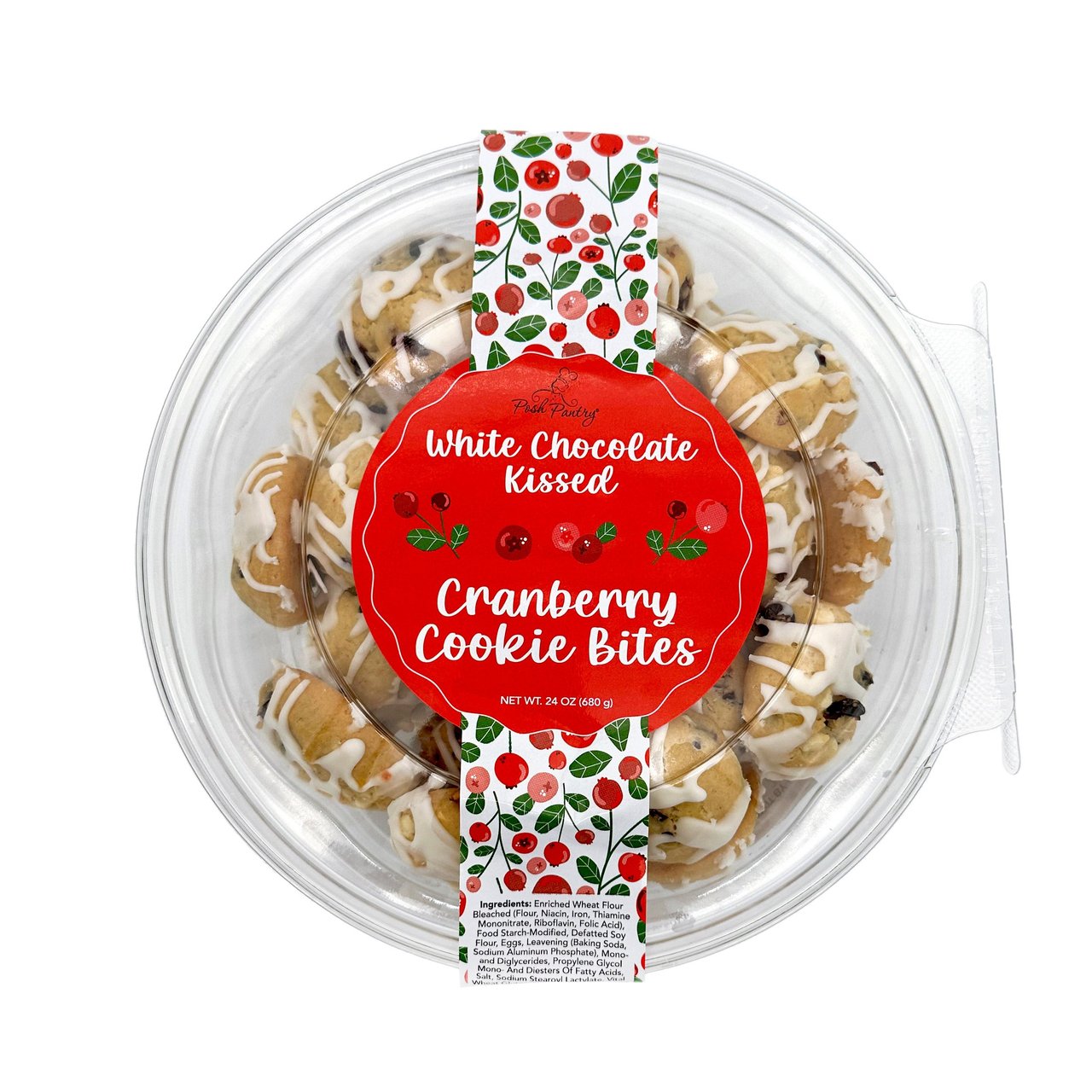 Posh Pantry Cranberry White Chocolate Bliss Bites 24 oz - Image 1
