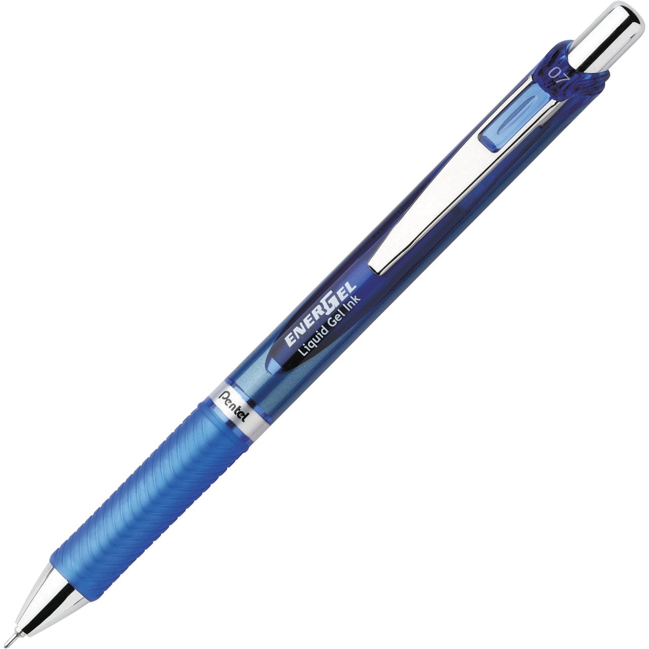 Pentel EnerGel Deluxe RTX Retractable Liquid Gel Pens, Medium Point, Blue Ink, 6-Pack