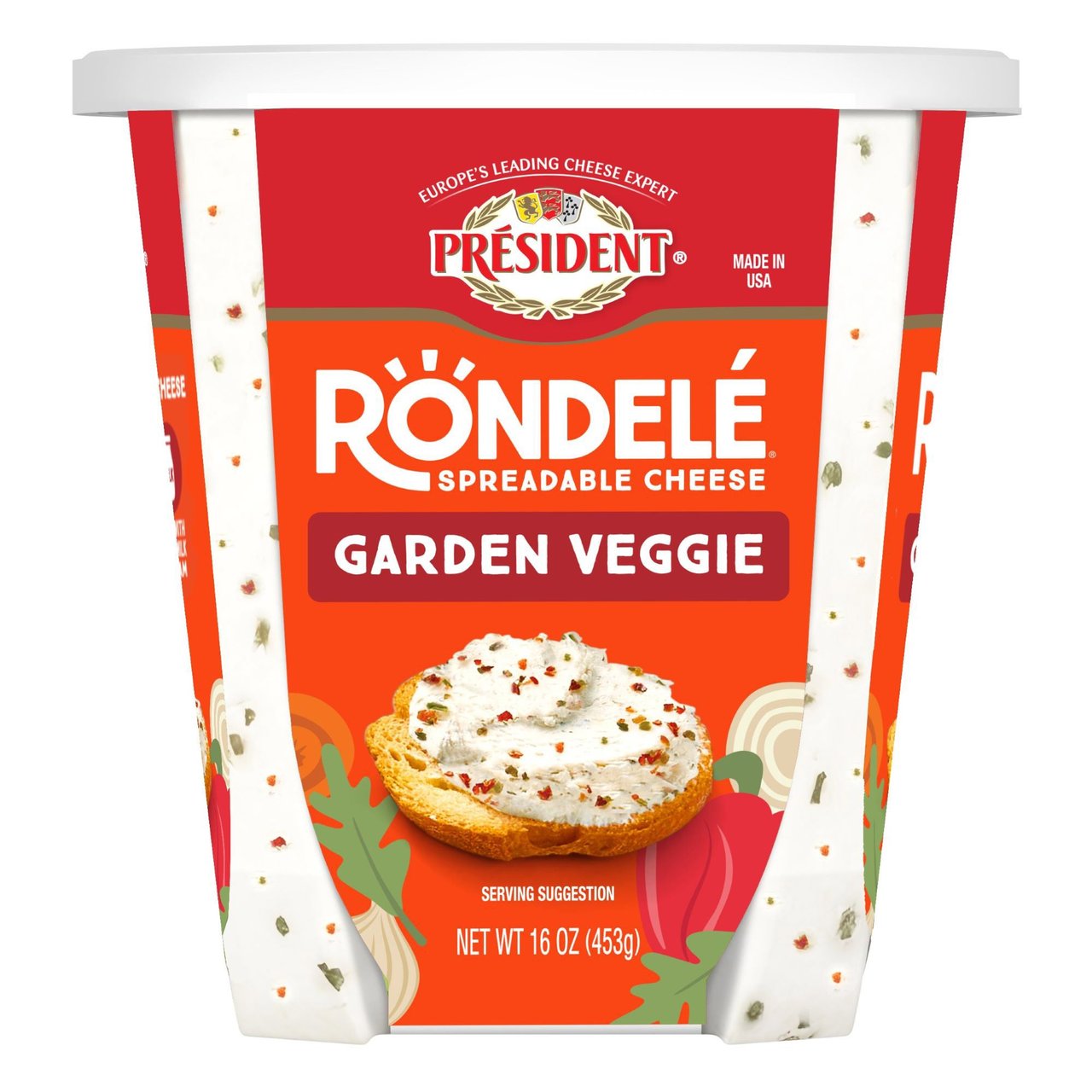 Rondelle Garden Vegetable Spread 16 oz - Image 1