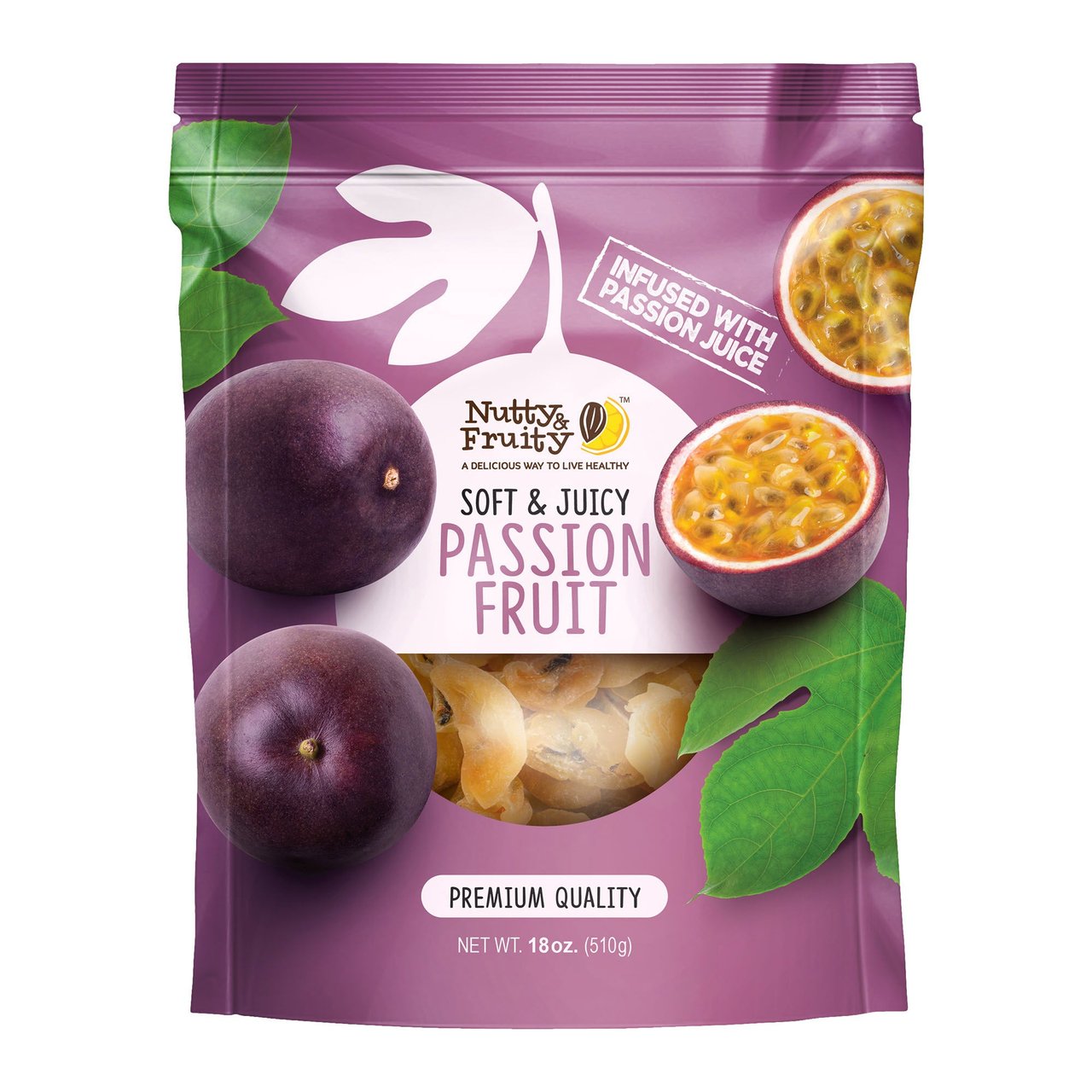 Nutty & Fruity Dried Passion Fruit 18 oz - Image 1