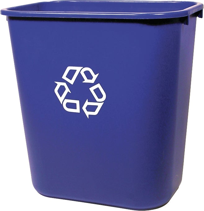 Rubbermaid Blue Recycle Basket RCP295673BE - Image 1