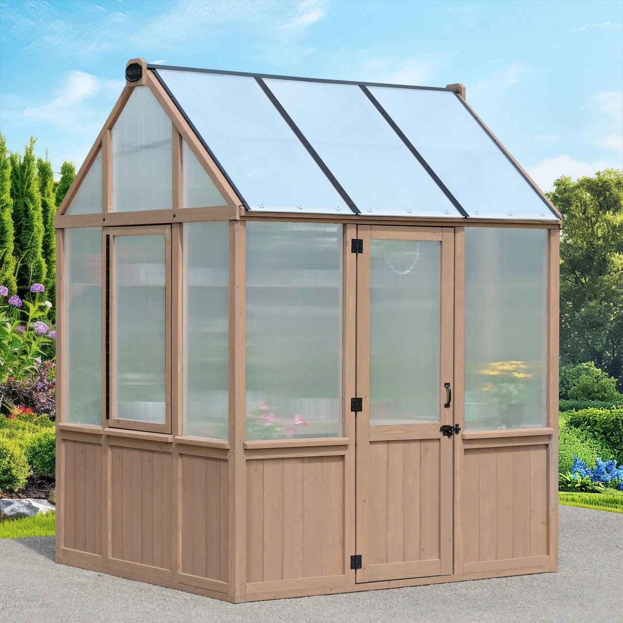 Yardistry 6.7' x 7.6' Greenhouse - Image 1