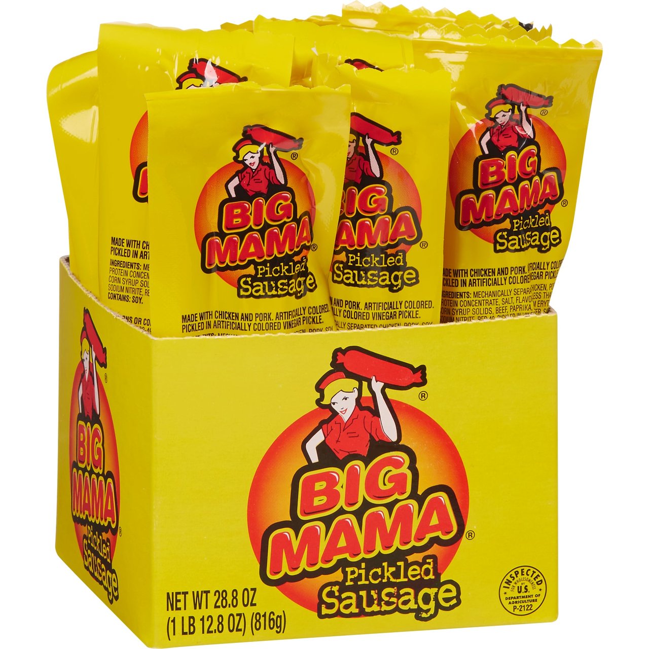 Big Mama Pickled Sausage, 12 ct / 2.4 oz