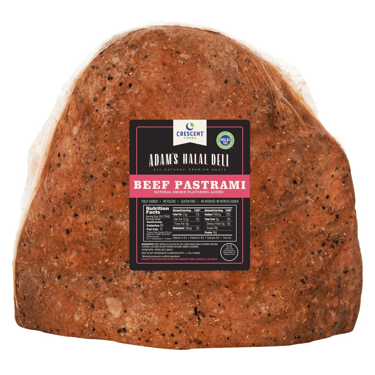 Halal Beef Pastrami (per lb)