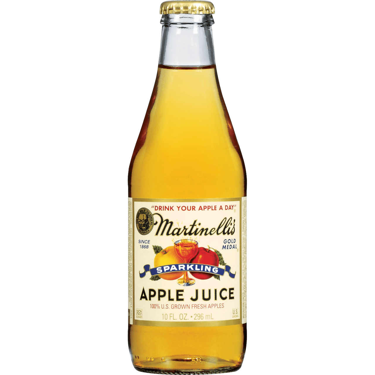 Martinelli's Sparkling Apple Juice 24/10 oz - Image 1
