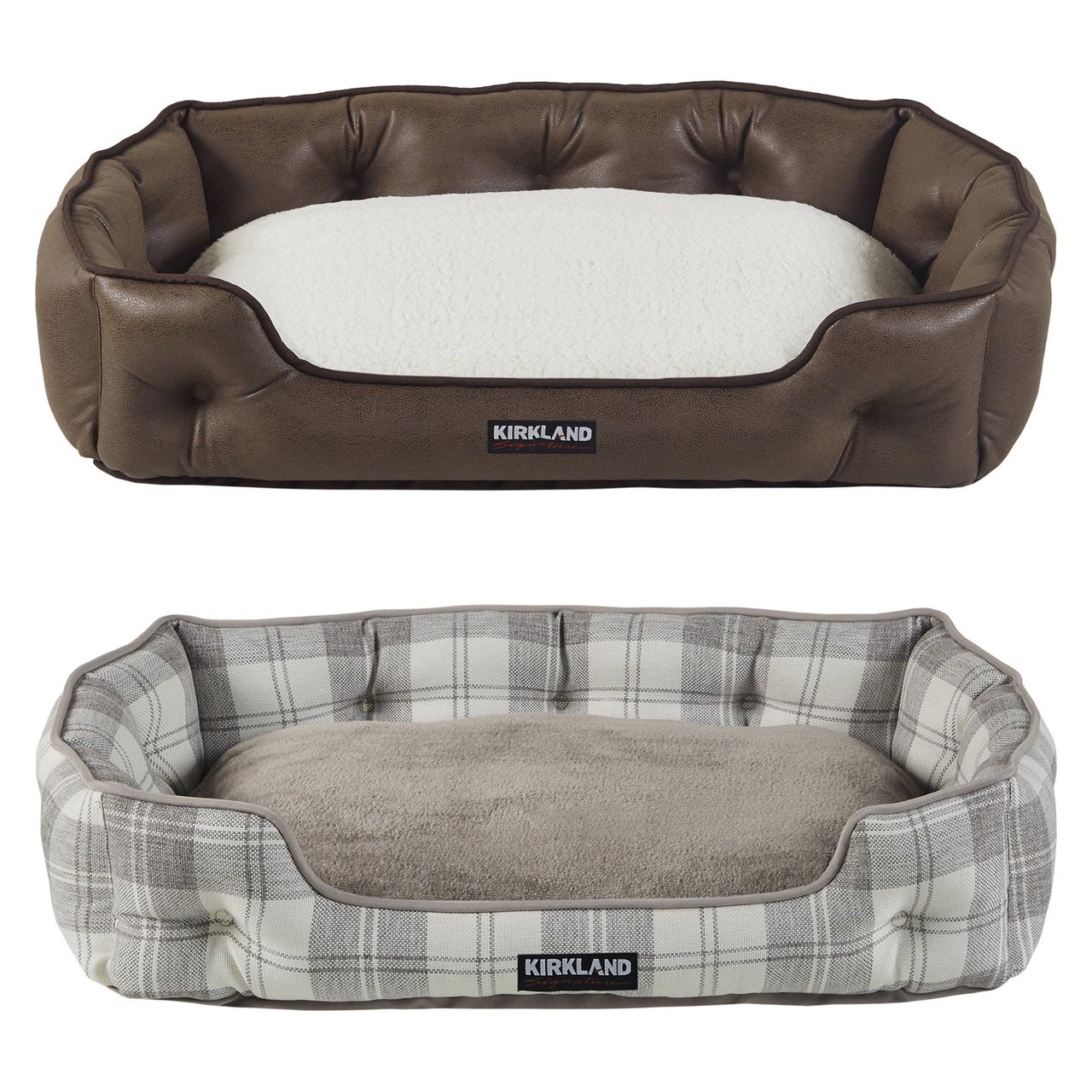 Kirkland Signature Small Tufted Pet Bed 30" x 22" x 7" - Image 1