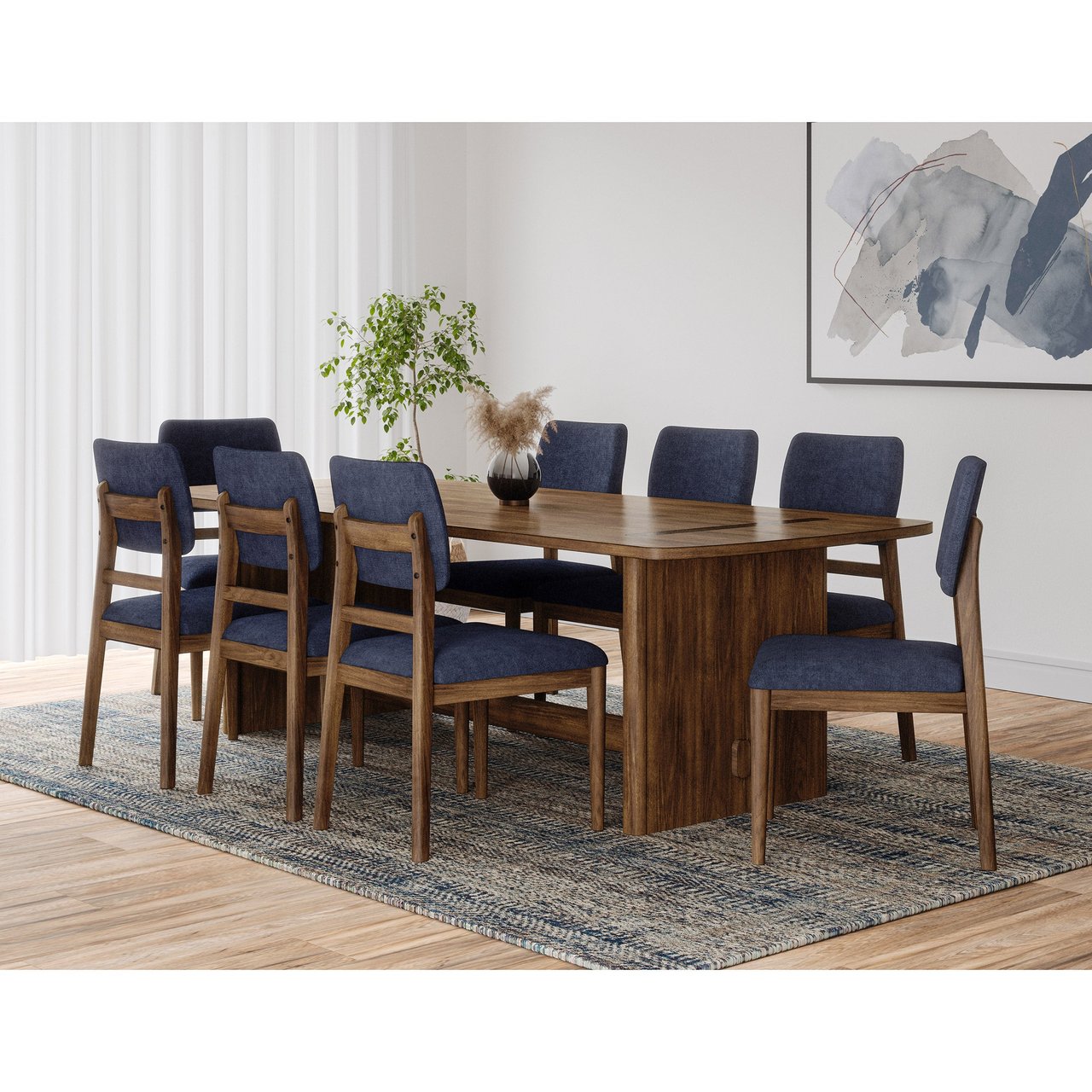 Pike & Main Isabel 9-Piece Dining Set - Image 1