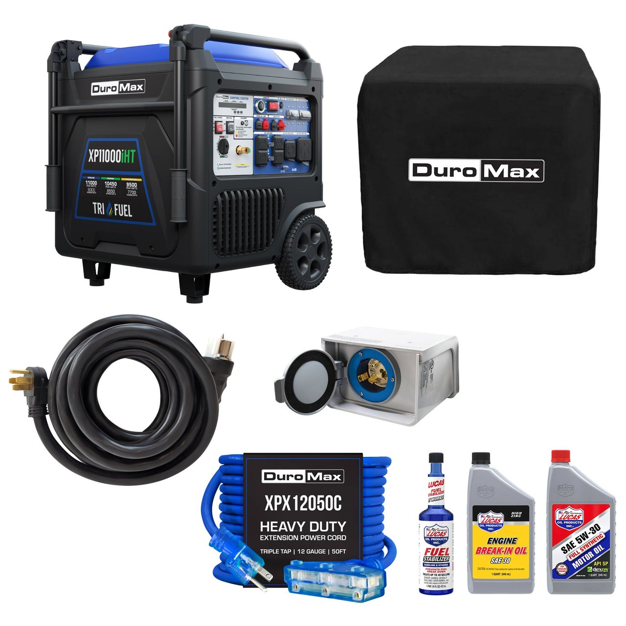 DUROMAX 11,000W INVERTER GEN BUNDLE W/HOME BACKUP - Image 1