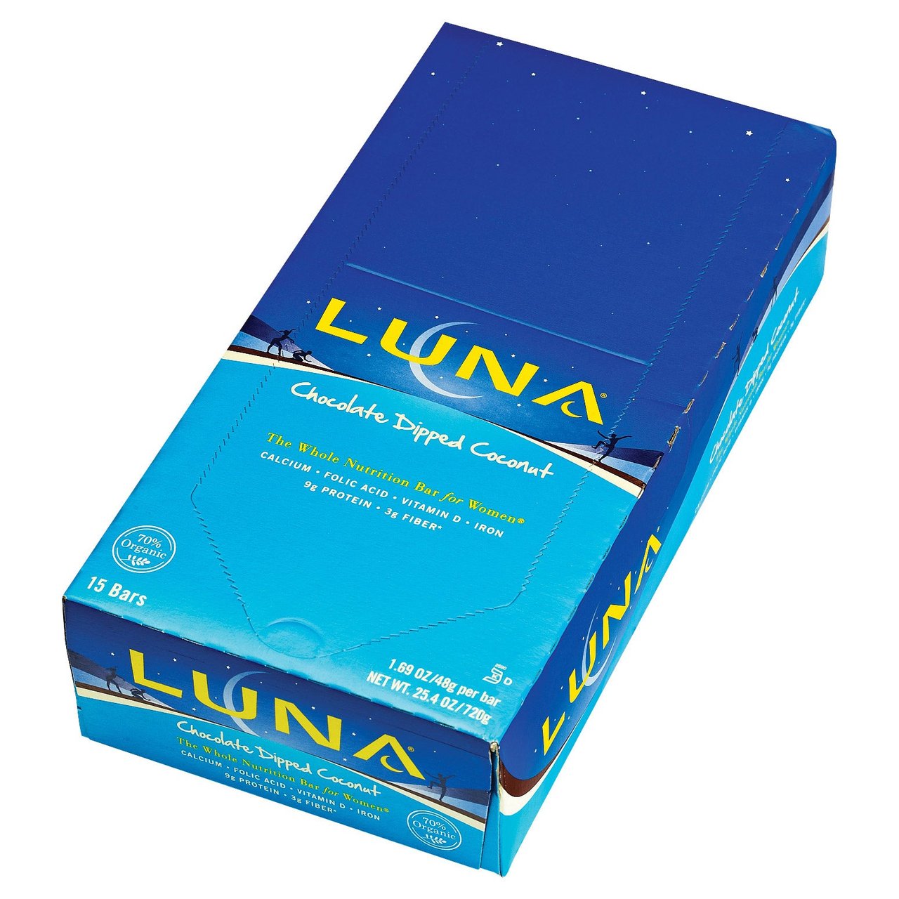 Luna Bar Chocolate Dipped Coconut, 15 ct / 1.69 oz - Image 1