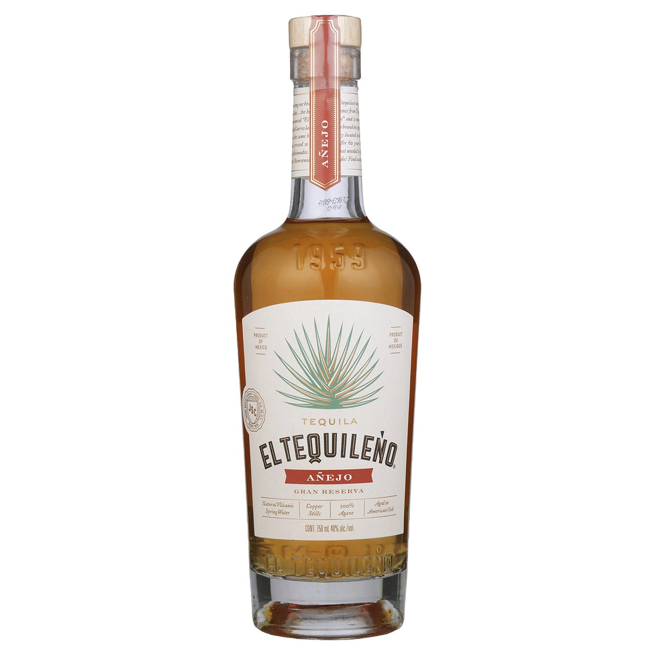 El Tequileño Tequila Añejo Gran Reserva Jalisco, Mexico 750ML - Image 1
