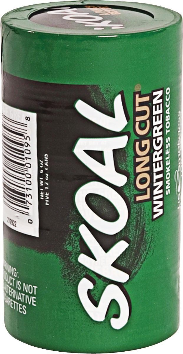 Skoal Long Cut Wintergreen Smokeless Tobacco, 5-Pack (1.2 oz Cans) - Image 1