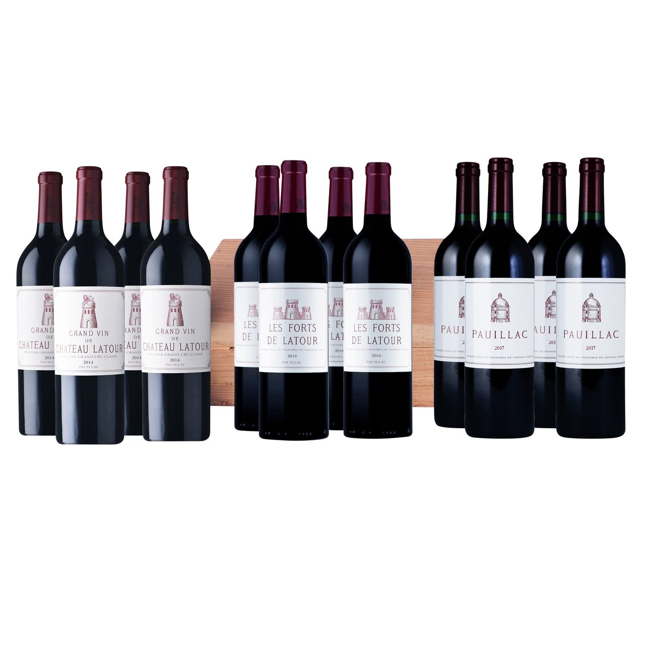 Château Latour Collection Case 2014/2016/2017, 12-Pack