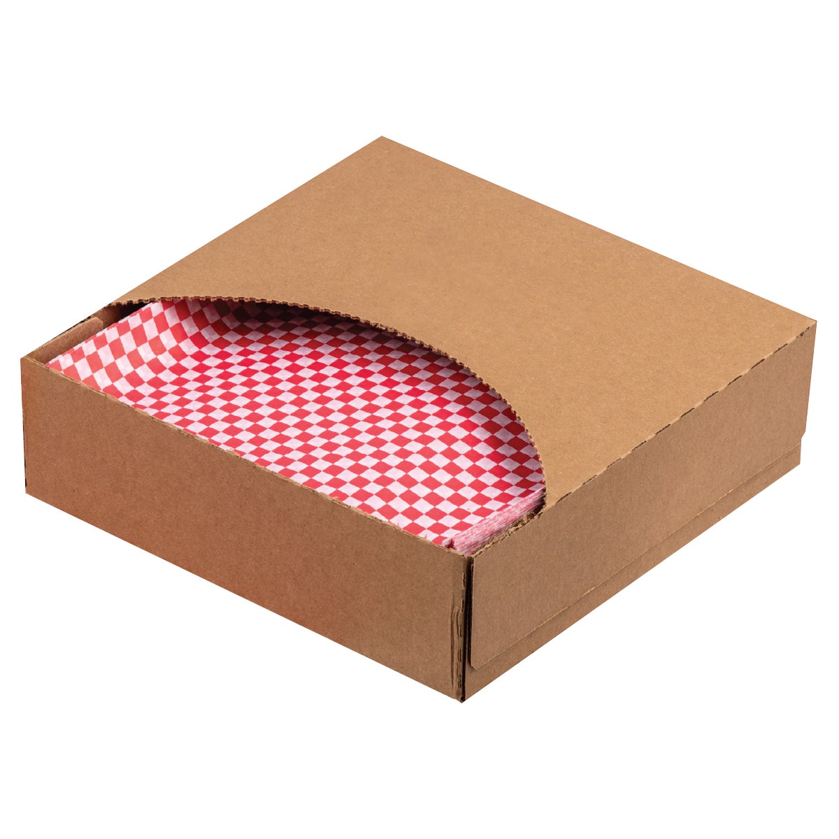 12" x 12" Deli Wrap Red Checkered 1000 CT - Image 1