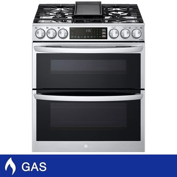 LG LTGL6937F Gas Range 6.9 Cu. Ft. Double Oven Air Fry - Display Model