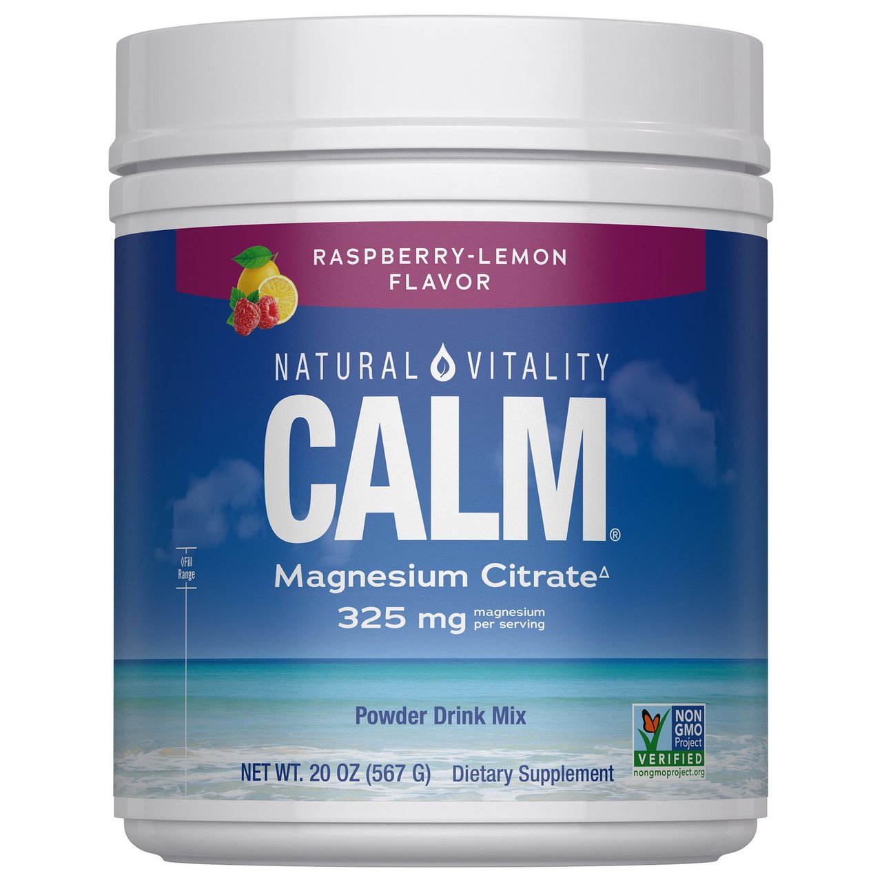 Natural Vitality CALM Magnesium Citrate 20 oz - Image 1