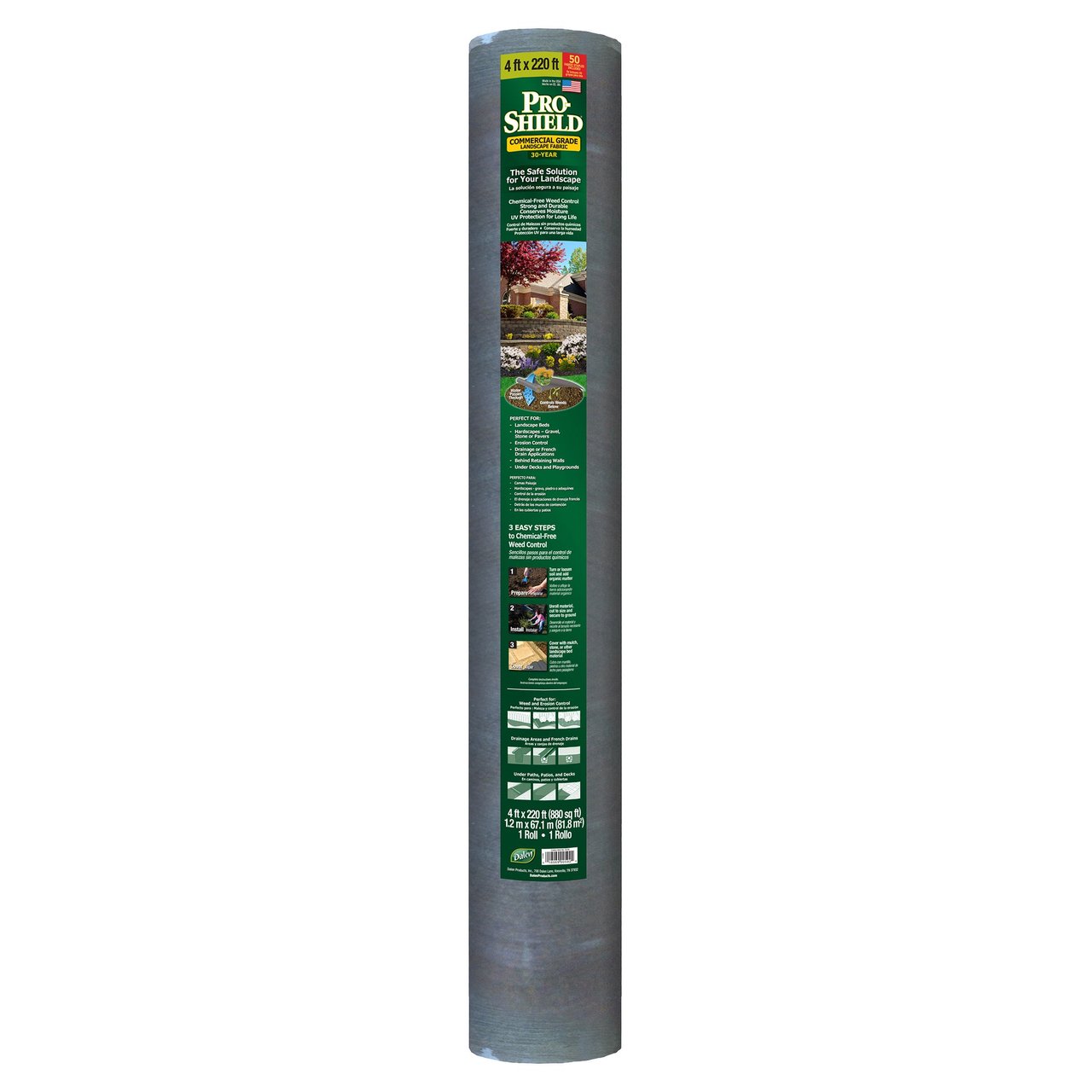 Dalen Pro-Shield Landscape Fabric 4' x 220' Roll