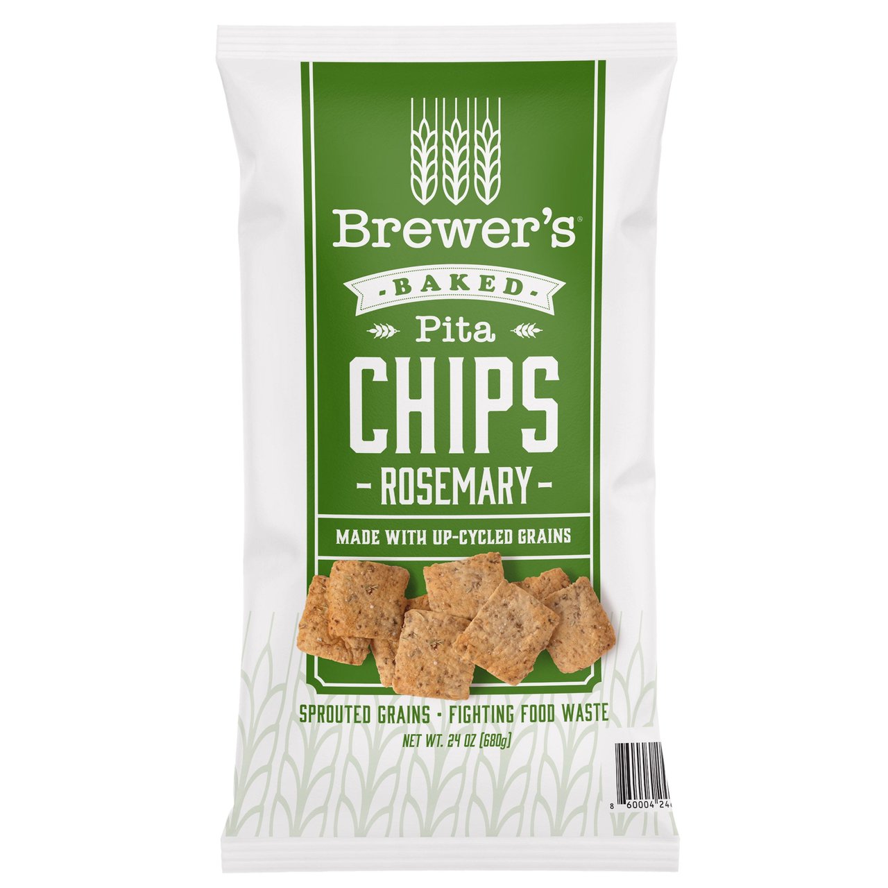 Brewer's Crackers Rosemary Pita Chips, 24 oz - Image 1