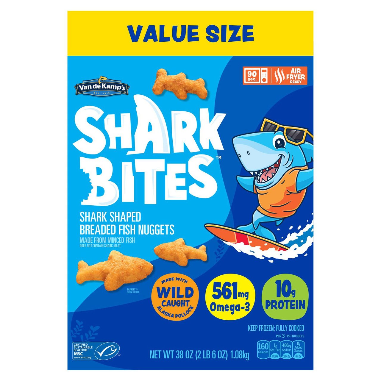 VAN DE KAMPS SHARK BITES 38 OZ - Image 1