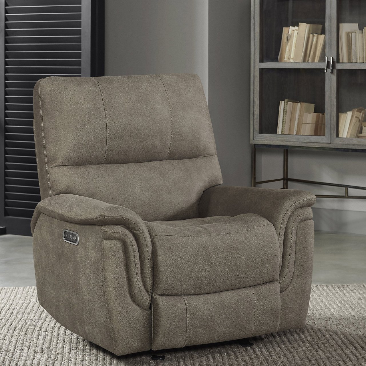 Barcalounger Fabric Power Recliner - Image 1