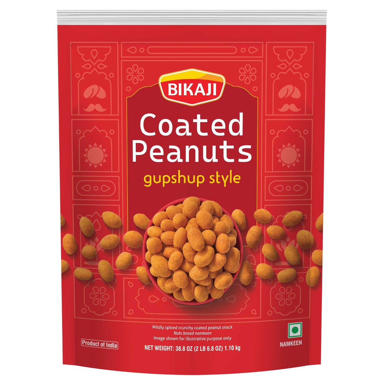 BIKAJI COATED PEANUTS 38.8 OZ - Image 1