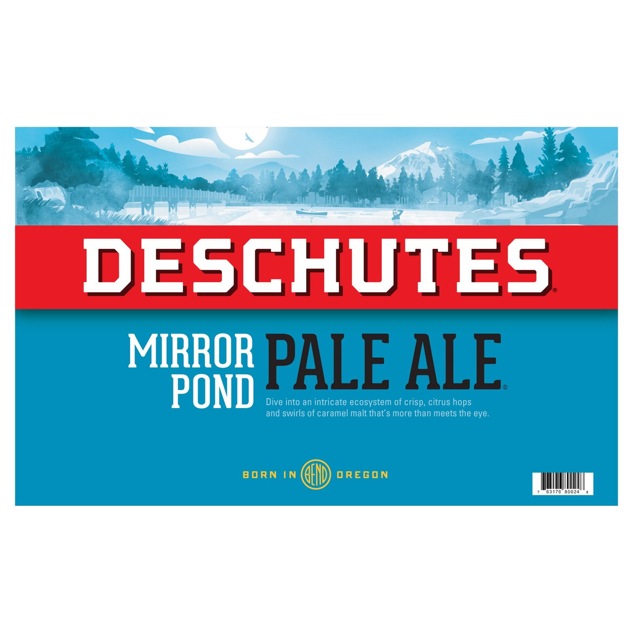 Deschutes Brewery Mirror Pond Pale Ale, Bend OR - 24/12 oz Bottles