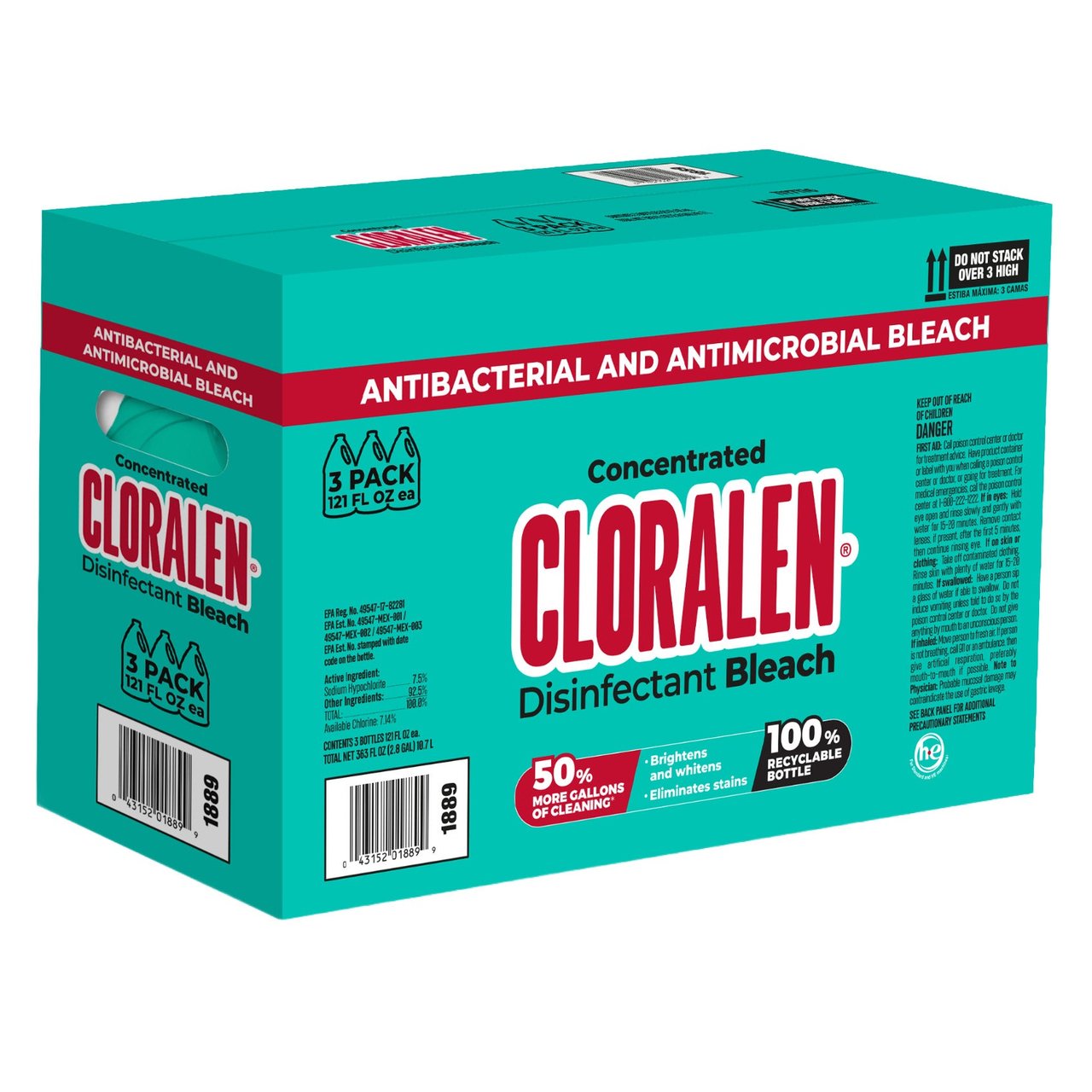 CLORALEN BLEACH 3/121 OZ - Image 1