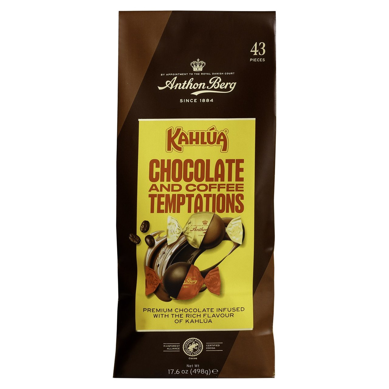 Anthon Berg Kahlúa Chocolate & Coffee Temptations, 17.6 oz (1.1 lbs) - Image 1