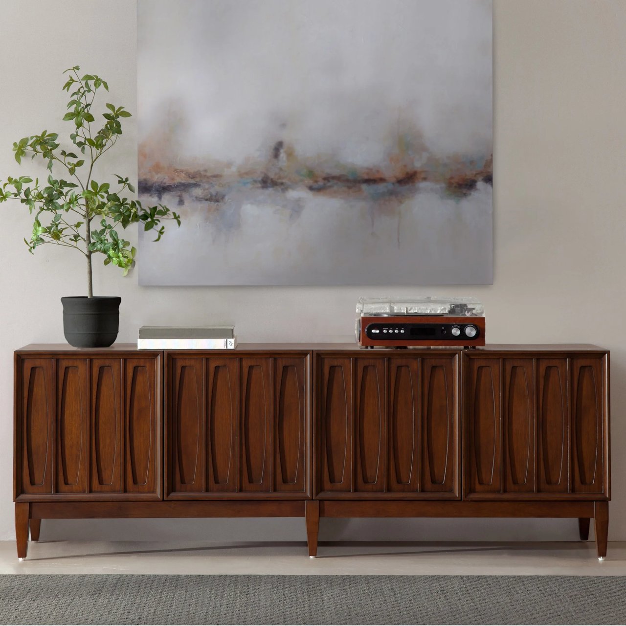 Monterey Bay 74" Accent Console, Brown - Image 1