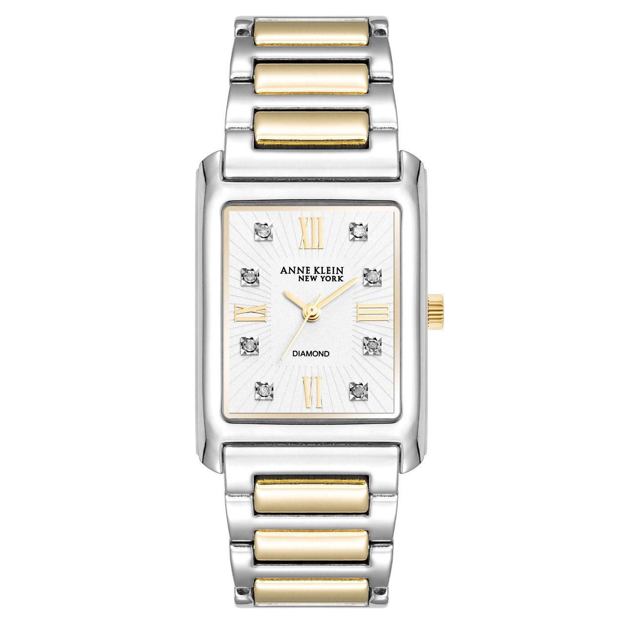Anne Klein New York Diamond Two-Tone Quartz Women's Watch - Image 1