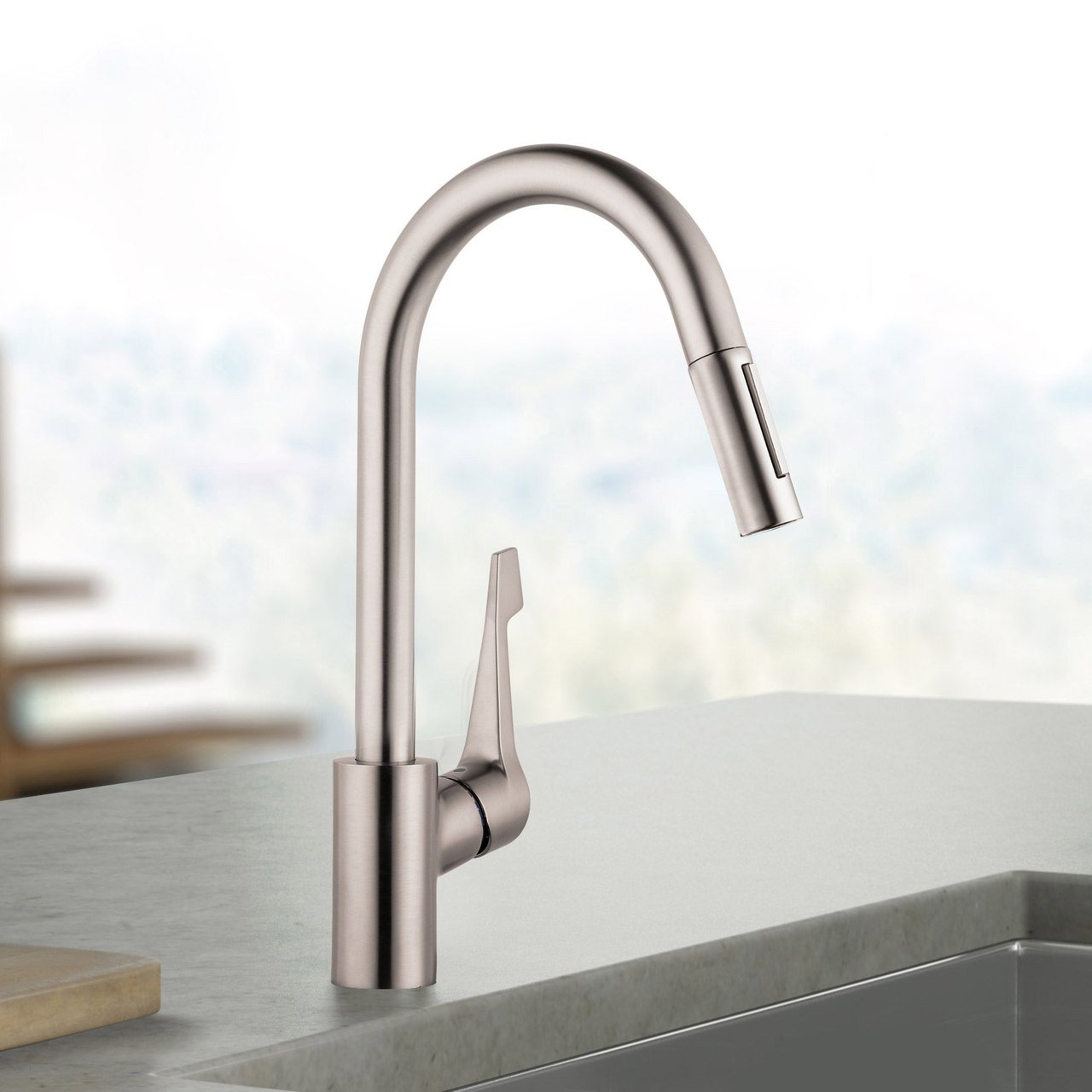 Hansgrohe Cento Pull-Down Kitchen Faucet - Image 1