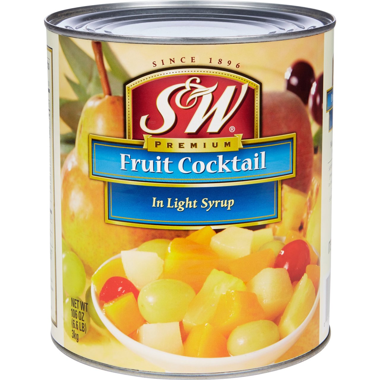 S&W Fruit Cocktail in Light Syrup, 106 oz - Image 1
