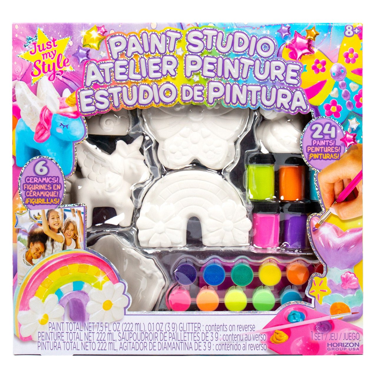 PAINT & DISPLAY CERAMICS 24 COLORS BRUSH PALLET MATS - Image 1