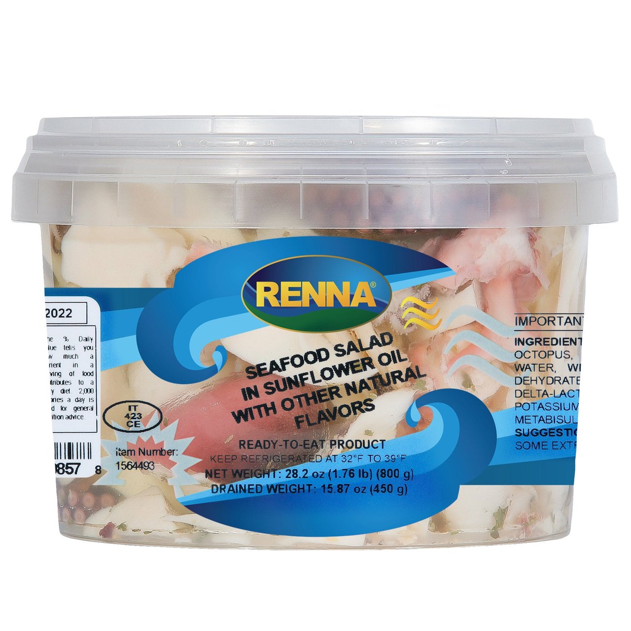 Renna Seafood Salad 28.16 Ounce Container - Image 1