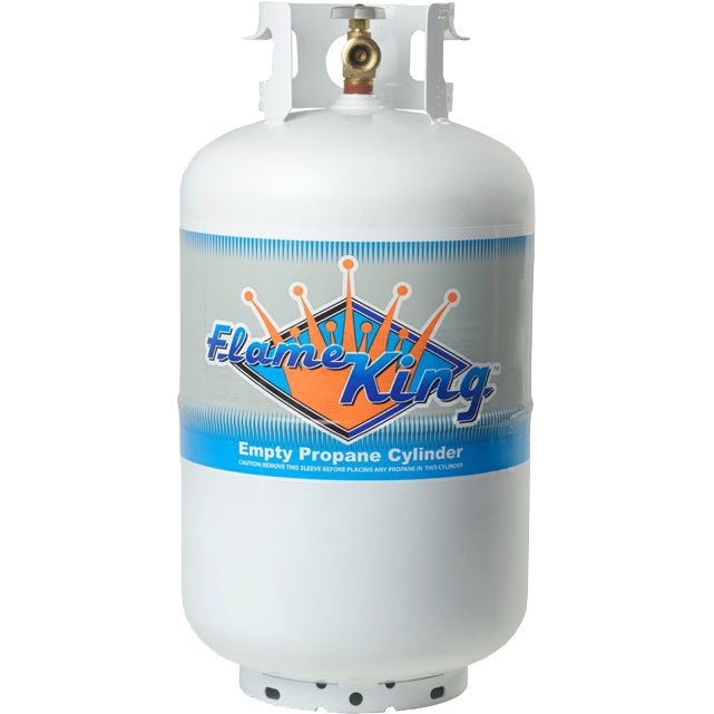 Flame King 30 lb Empty Propane Tank with OPD Valve