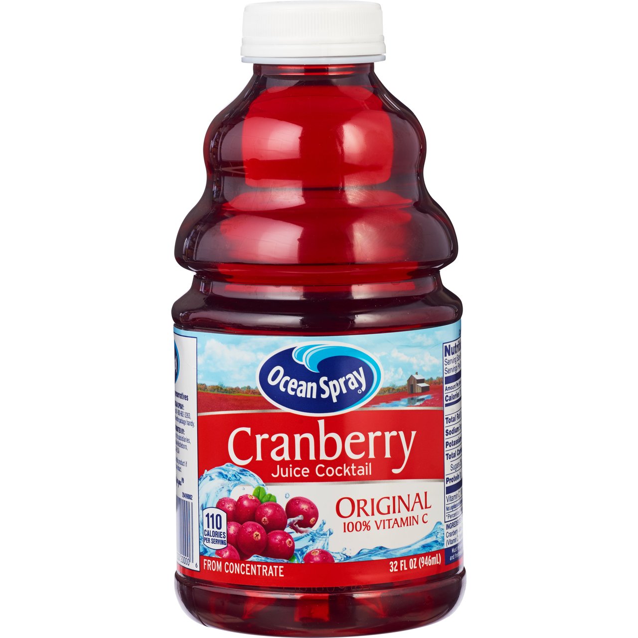 Ocean Spray Cranberry Juice Cocktail, Original, 32 fl oz, 12 ct