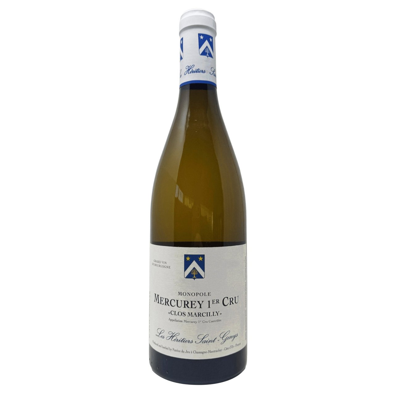 Les Héritiers Saint-Genys Mercurey Blanc 1er Cru Burgundy, France 750ML - Image 1
