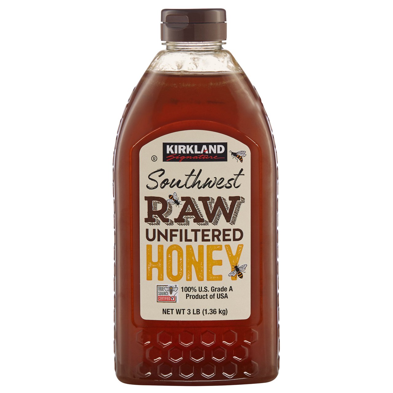 Kirkland Signature Local Southwest Honey Raw & Unfiltered, 3 lb - Image 1