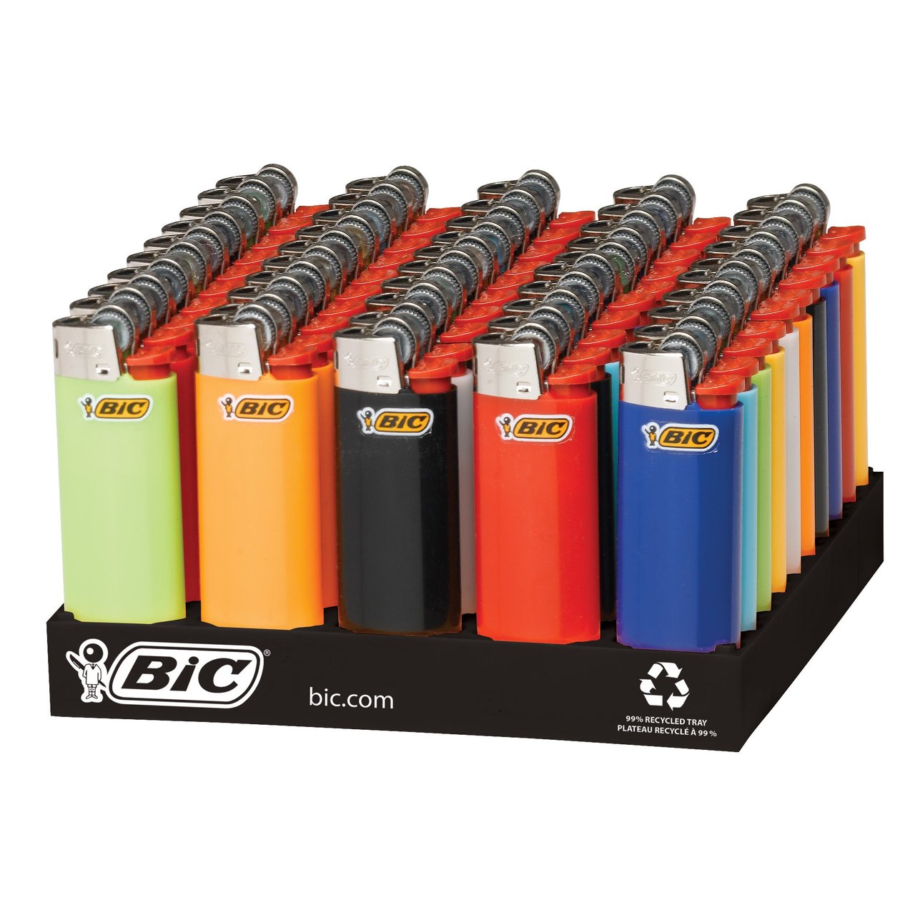 BIC Mini Lighters, 50-Count Tray
