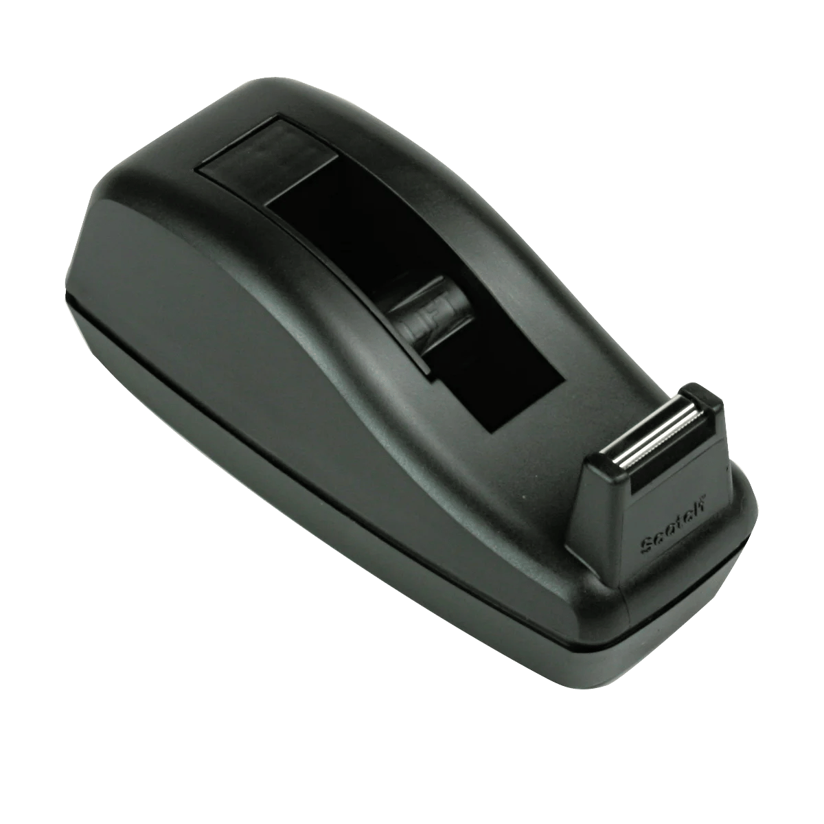 Scotch Deluxe Desktop Tape Dispenser, 1" Core, Black - Image 1