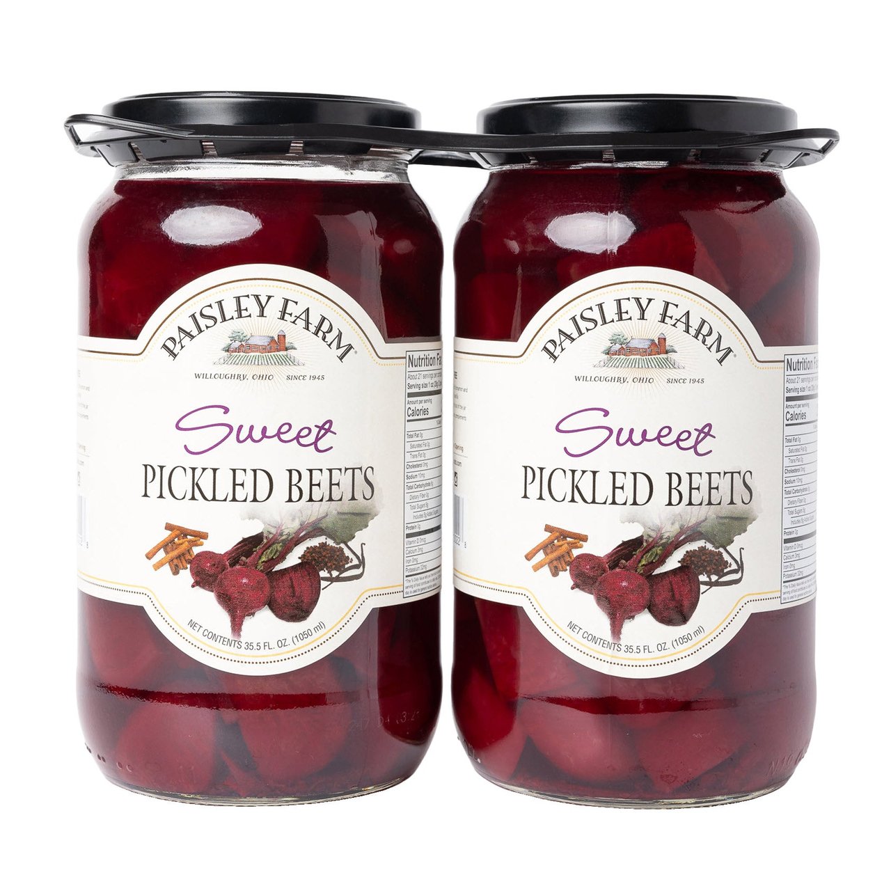 Paisley Farm Sweet Pickled Beets 2/35.5 oz - Image 1