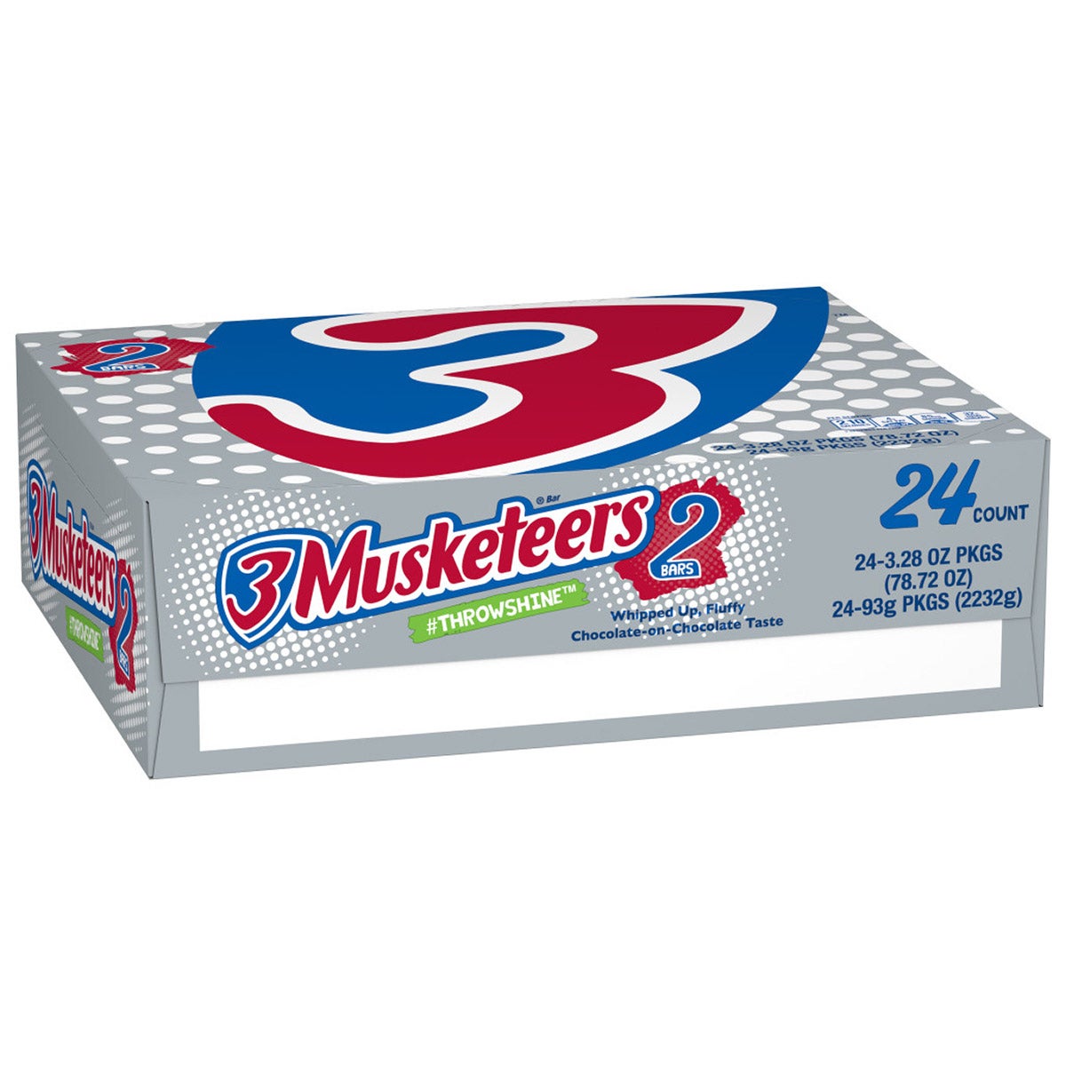 Mars 3 Musketeers King Size Bars, 24 CT