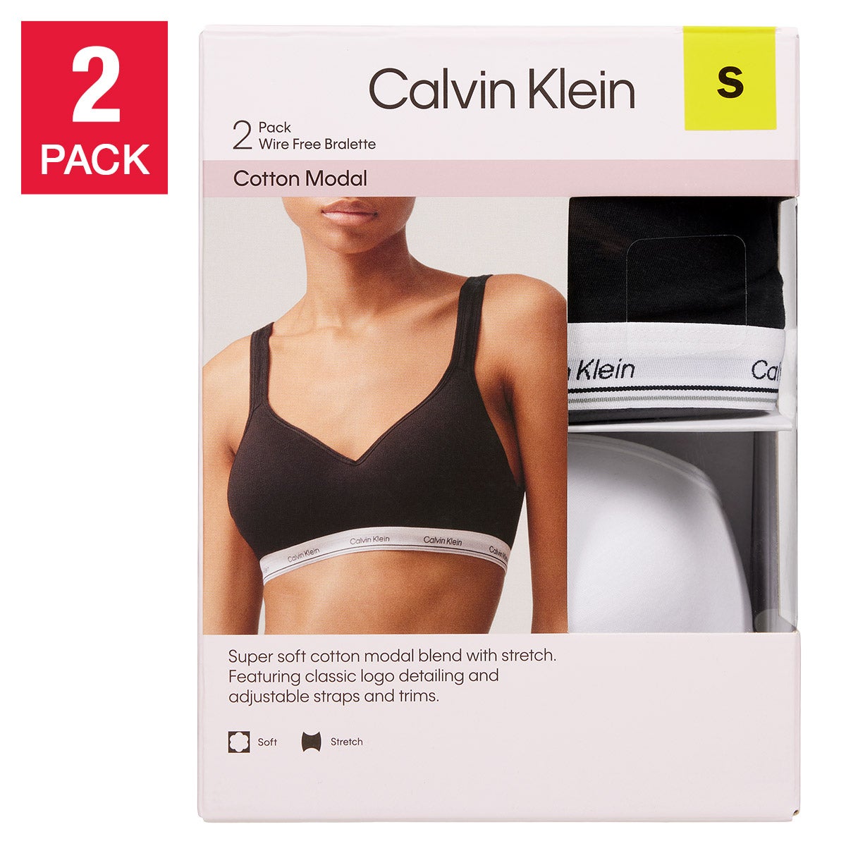 Calvin Klein Women's Wirefree Bra 2-Pack - Image 1