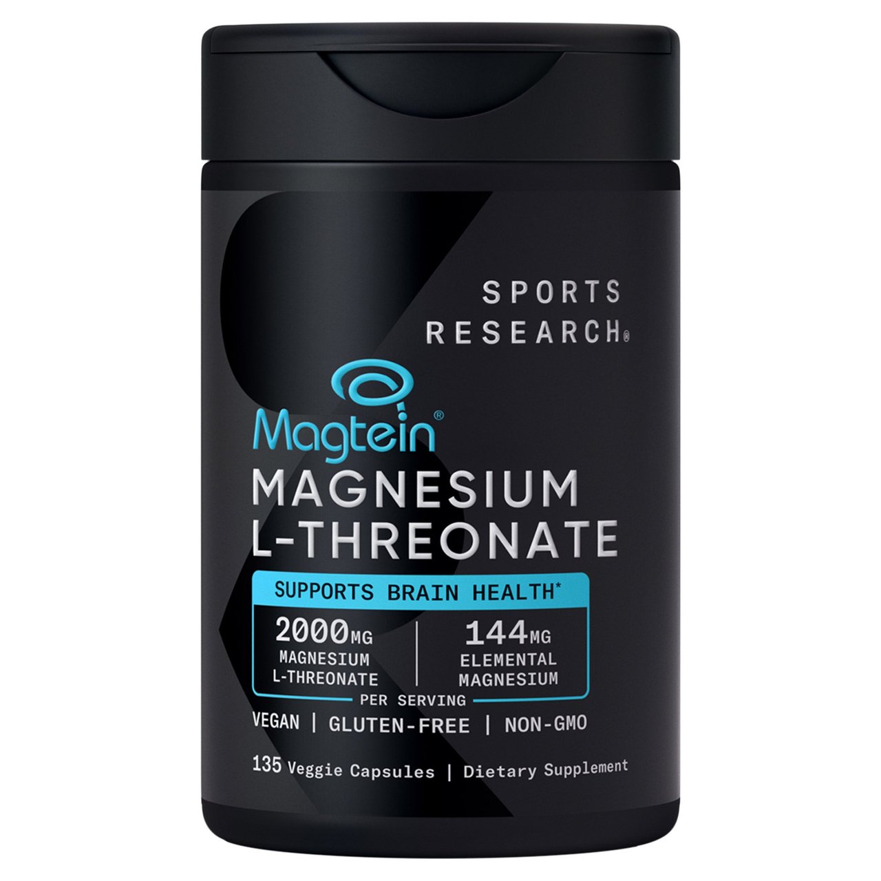 Sports Research Magnesium L-Threonate 2000mg 135 Count - Image 1