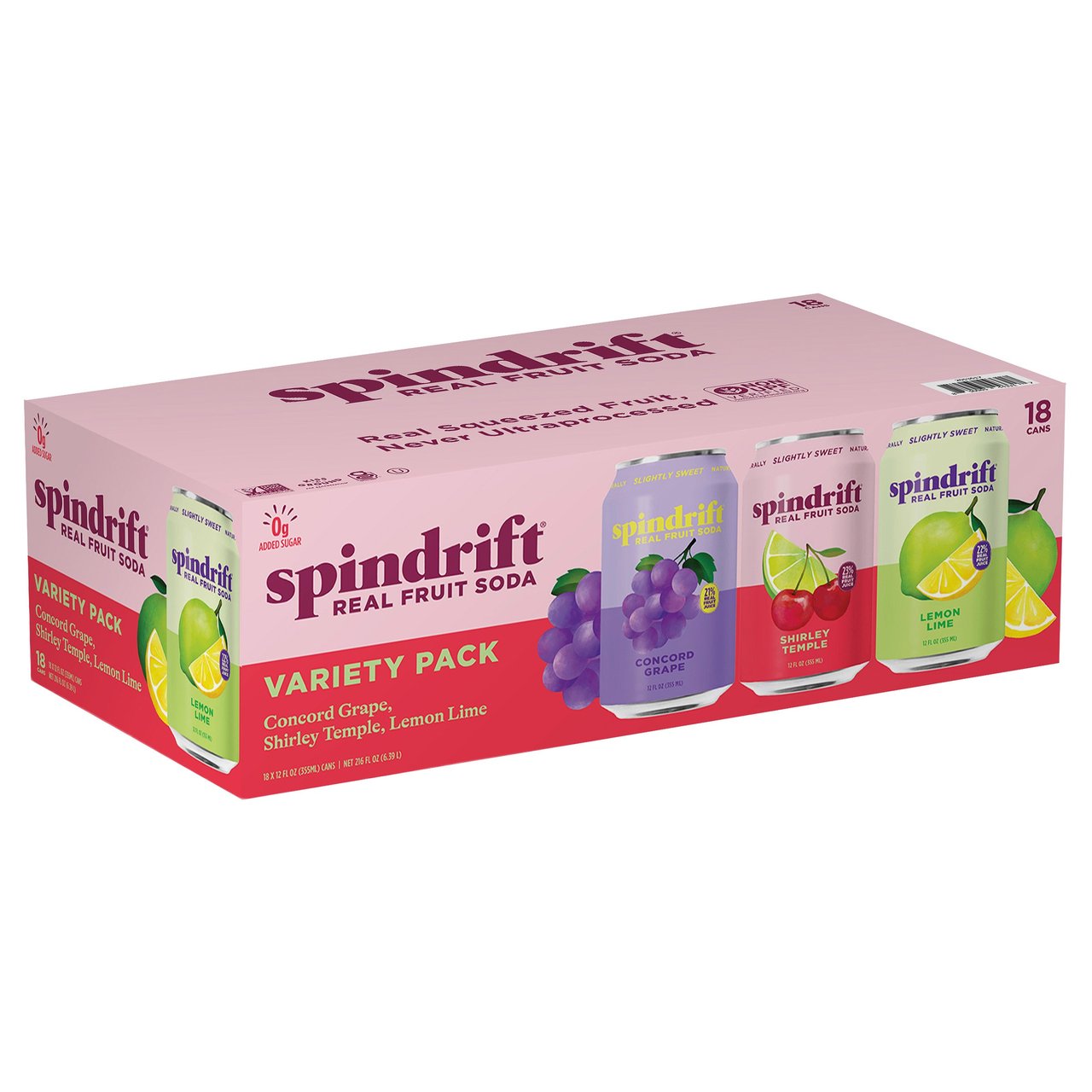 SPINDRIFT SODA VARIETY 18/12 OZ - Image 1