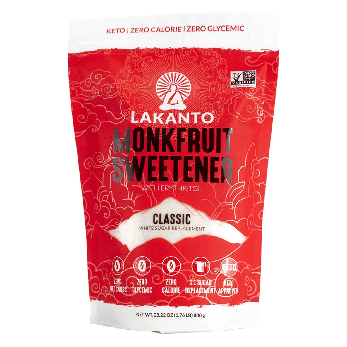 Lakanto Monkfruit Sweetener Classic 28.22 oz - Image 1