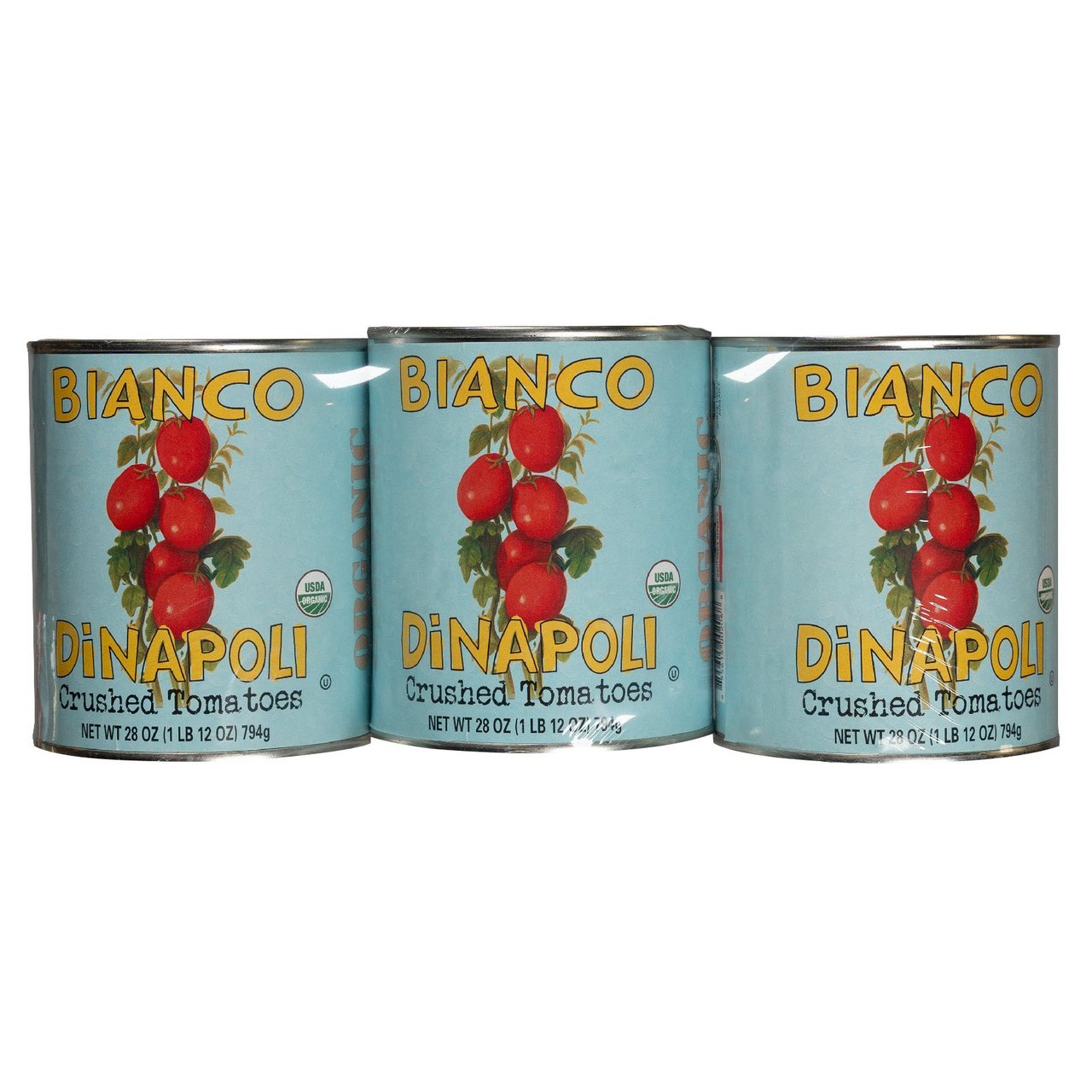 BIANCO DINAPOLI ORG CRUSHED TOMATOES 3/28 OZ - Image 1